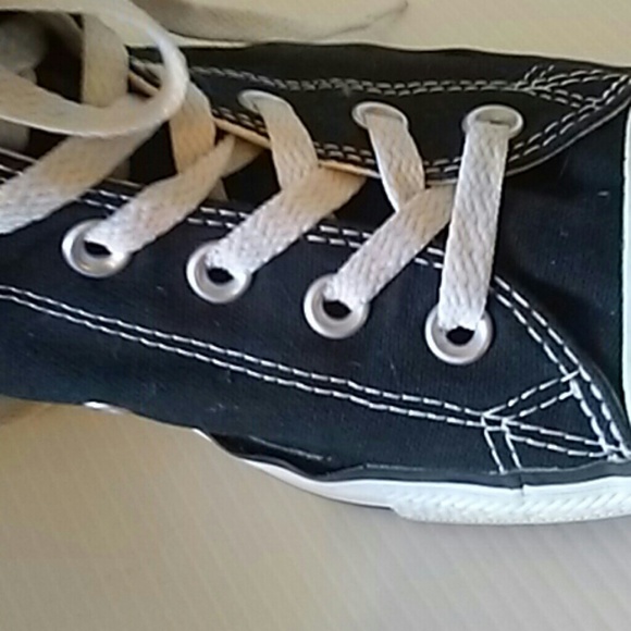 Converse High Tops Black Size 10 Men's - Picture 6 of 6